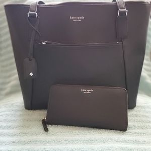 Kate spade tote and wallet